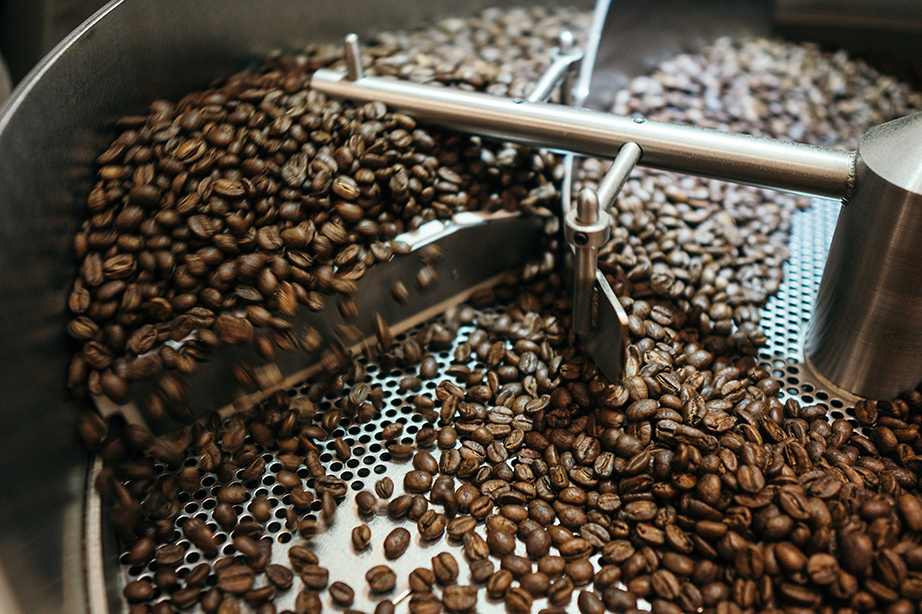 sustainably sourced dark roasted coffee beans