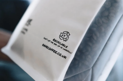 recyclable coffee packet packaging