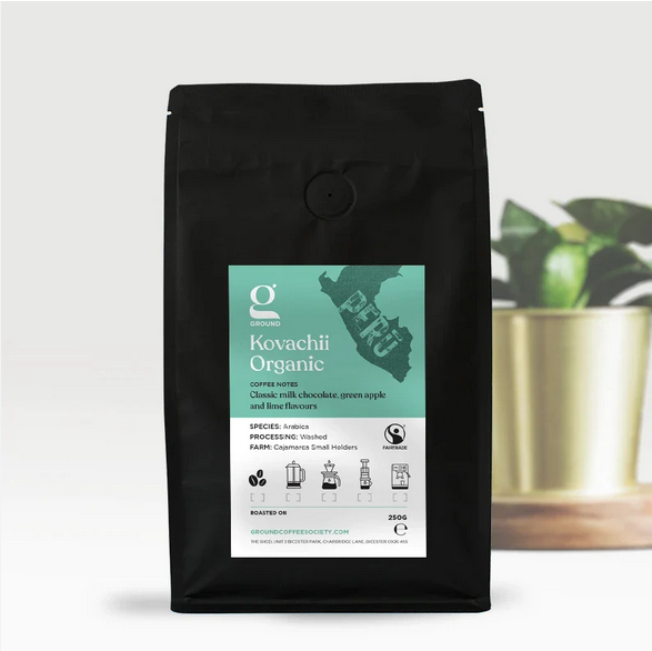 sustainable coffee in a packet